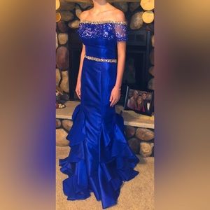 Ritzee Prom, royal blue, size 4